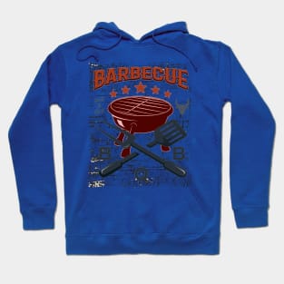 Barbecue - BBQ - Grill And Chill - Mega Hoodie